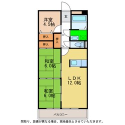 グリーンピア津乃峰の物件間取画像